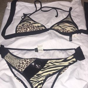 Guess animal print bikini